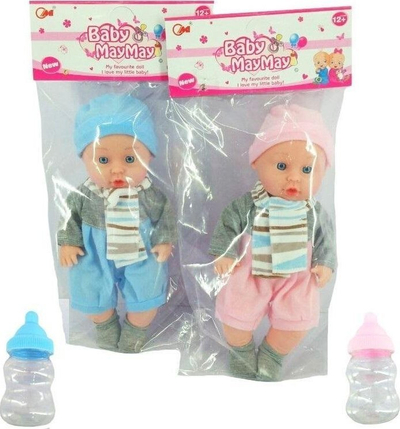 Kukull bebe Trifox Baby MayMay, me muzikë, flet polonisht, shumëngjyrëshe