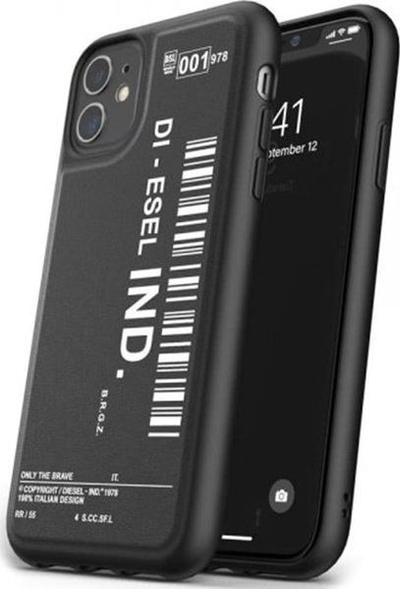 Mbulesë telefoni Diesel Core për iPhone 12 mini, e zezë me të bardha