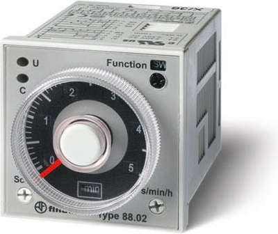 Relé kohore Finder 88.02, 2P 8A, 24-230V AC/DC, gri