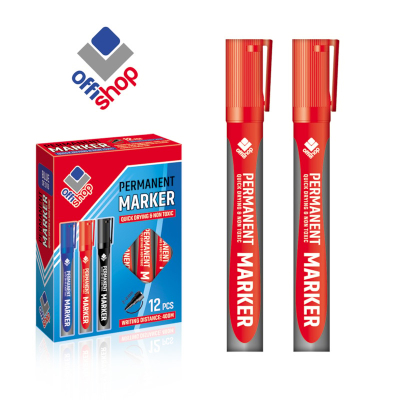 Osh Marker Permanent I Kuq Of094