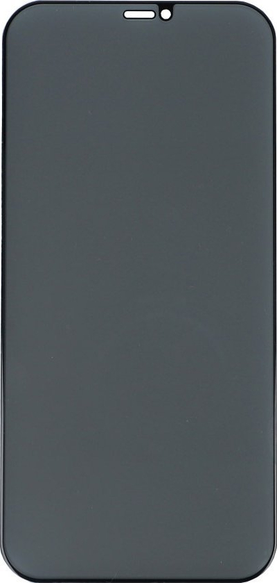 Xham mbrojtës MyScreen Diamond Glass për iPhone 12 Pro Max, me privacy, i zi