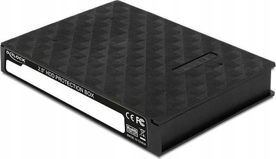 Kuti mbrojtëse për hard disk Delock 2.5", plastike, e zezë