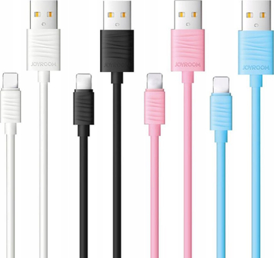 Kabllo USB Joyroom JR S118, USB A në Lightning, 1 m, rozë