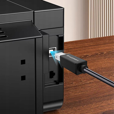 Kabllo USB Wozinsky WKDDY3S, USB-B me USB-A, 2m, 480 Mb/s, e zezë