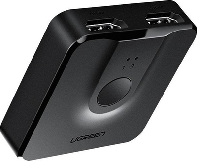 Прекинувач HDMI Ugreen CM217, 3 порти, 4K 60Hz, 20 cm, црн