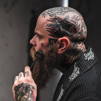 Roller për mjekër Angry Beards + pastrues 50 ml