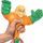 Figurë aksion Heroes of Goo Jit Zu DC Aquaman, 5\", që shtrihet, shumë e butë
