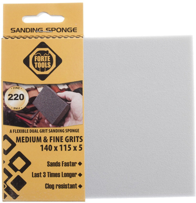 Sfungjer gërryes Forte, 140x115x5 mm, granulim i imët