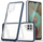 Këllëf telefoni Hurtel Clear 3in1 për Samsung Galaxy A12 5G, xhel, me kornizë, blu