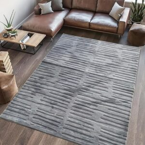 Tapet Oliver, 160×230 cm, dizajn i embossuar, gri