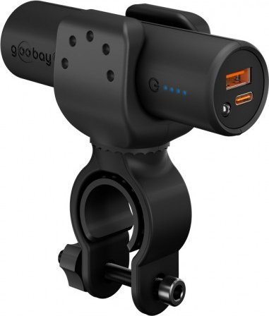 Надворешна батерија Goobay 60656, 5000mAh, USB C PD Quick Charge, црна