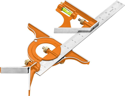 Vizore katrore Neo multifunksionale, 30 cm, matje metrike dhe inç, jeshile