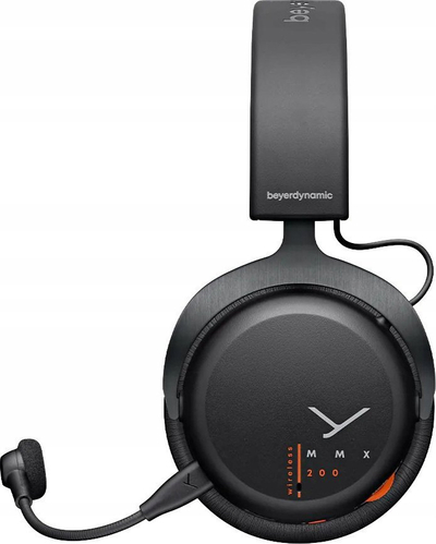 Kufje gaming Beyerdynamic MMX 200 Wireless, pa tela, over ear, të zeza