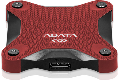 Disk i jashtëm ADATA ASD600Q, USB 3.1, 240GB, i kuq