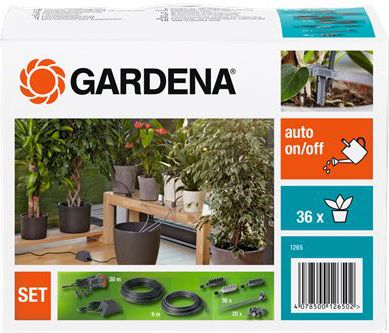 Sistem ujitje automatike Gardena Automatic Watering Can 1265-20, pikë-pikë, për 36 vazo, portokalli