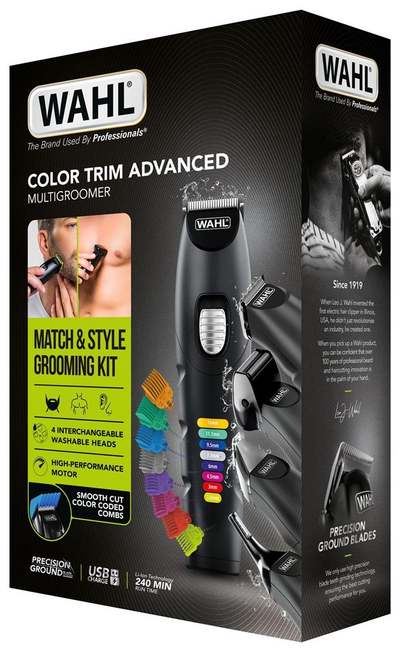 Trimer për trup dhe mjekër Wahl Color Trim Advanced, pa kabllo, i ripërtëritshëm