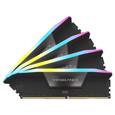 Меморија RAM Corsair Vengeance RGB, 64GB DDR5, 6400MHz, црна
