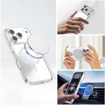 Set aksesorësh 4smarts 3n1 Premium Starter, për iPhone 17 Pro Max, MagSafe, transparent