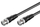 Kabllo PremiumCord BNC për audio/video, 75 Ohm, M/M, 0.5m, e zezë