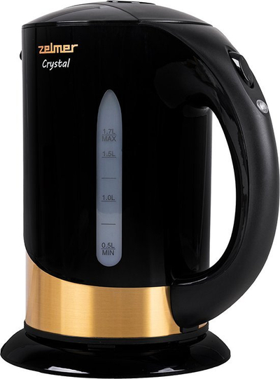 Çajnik elektrik Zelmer ZCK7630 Crystal, 1.7L, 2200W, i zi gold
