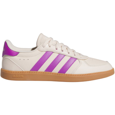 Atlete Adidas Breaknet Sleek IH5420 për goca, lëkurë sintetike, taban gome, të bardha me rozë