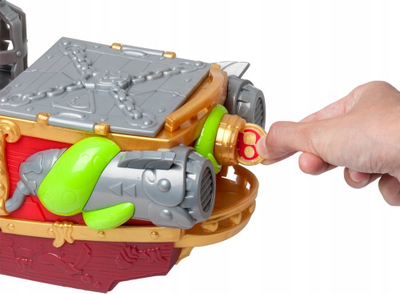 Set loje Piratix Kraken Ship, anije piratësh me Kraken që lëviz, 2 figurina, plot aksesorë, shumëngjyrësh
