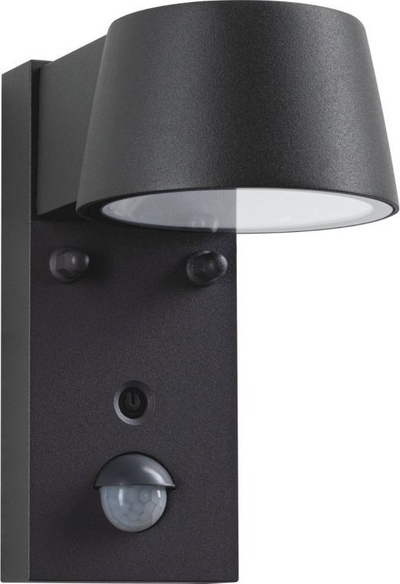 Aplike murale Paulmann Capea LED me sensor lëvizjeje, alumini, anthracite