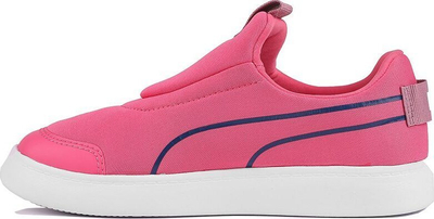 Atlete për kalamaj Puma Courtflex V2 Slip On PS, pa lidhëse, nr 32.5, rozë