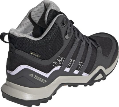 Këpucë trekking Adidas Terrex Swift R2 Mid GTX W EF3357, Gore Tex, për gra, të zeza