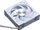 Ventilatorë PC Phanteks D30-120 D-RGB, set 3x120mm, PWM, të bardhë