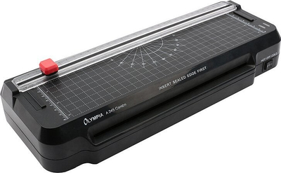 Laminator me prerëse letre Olympia A245 Combo, 2 në 1, për letra, i bardhë