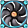 Ftohës Thermaltake Riing LED, 120 mm, i kaltër