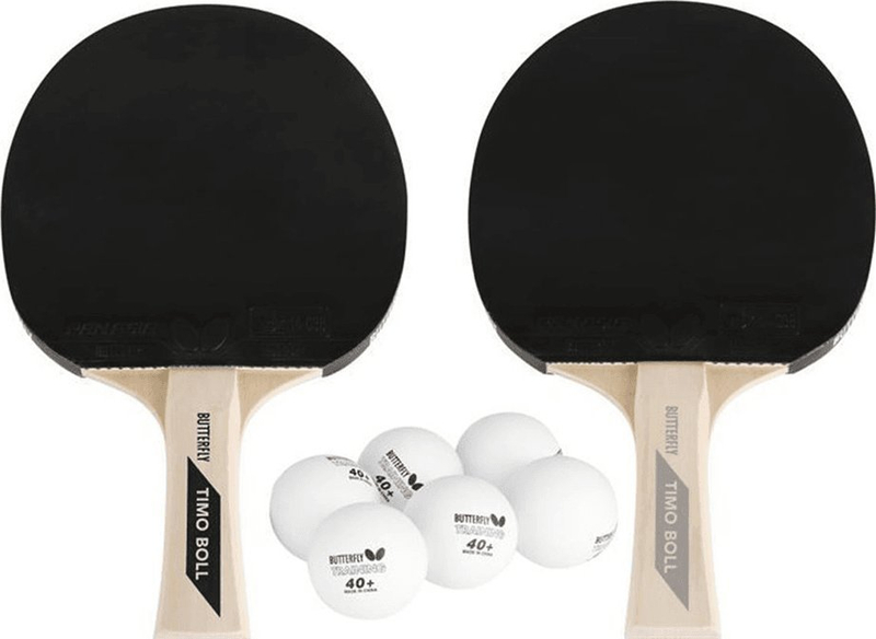 Set raketa pingpongu Butterfly Boll, 2 raketa, 6 topa