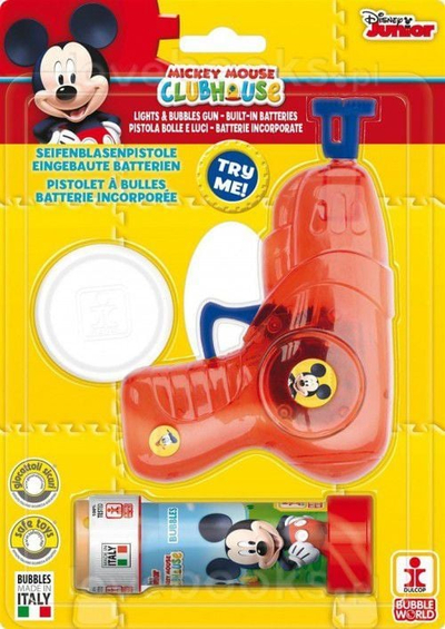 Lodër pistoletë me flluska Brimarex Mickey &amp; Minnie GXP-584317, plastikë, për kalamaj, shumëngjyrëshe