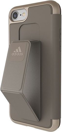 Këllëf folio Adidas SP Folio Grip për iPhone 6 6S 7 8 SE 2020, me mbajtëse, bezhë