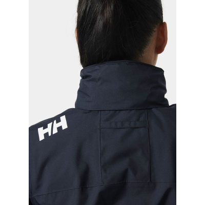 Xhaketë me kapuç për goca Helly Hansen W Crew Hooded Jacket 34448 597, që s’e kap uji, blu