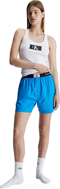 Pizhame për femra Calvin Klein CK96, të kaltra/bardha