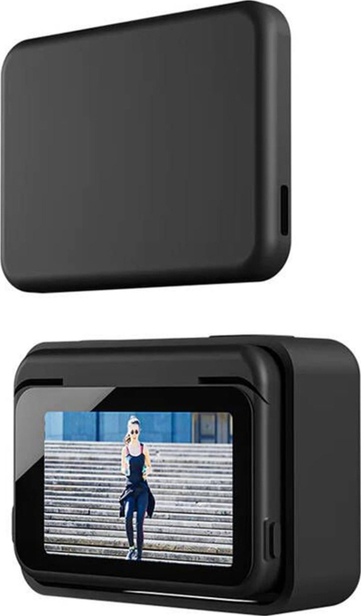 Mbulesë silikoni TELESIN për Insta360 Ace Pro, me kapak lenteje dhe ekrani, e zezë