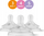 Set biberonash Philips Avent SCY960/03, 3 copë, rrjedhje të ndryshme, transparent