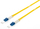 Kabllo optike Equip Fiber Patchcord LC LC, Singlemode Duplex OS2, 10m, e verdhë