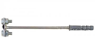 Mbajtës universal kabllosh KM61, 180mm, me tap, gri