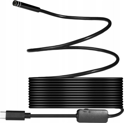Kamerë inspektuese Xrec Endoscope, USB C, 1m, HD, IP67, e zezë