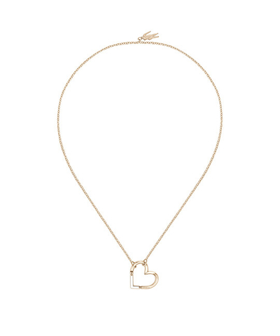 Qafore për femra Lacoste Heart Ines 2040329, ari rozë