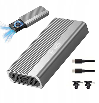 Kuti SSD Zenwire M280U4C, M.2 NVMe, USB4 Type C 40 Gb/s, gri