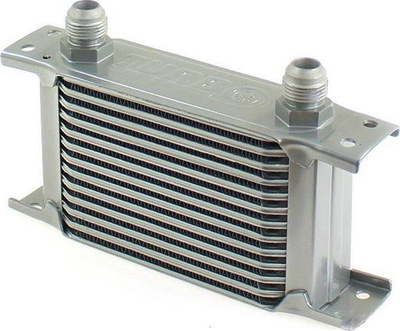 Ftohës vaji TurboWorks Slim Line 13-rreshta, 140x100x50 mm, AN10, argjend