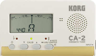 Akordues kromatik Korg CA2, portativ, ekran i madh, bezhë