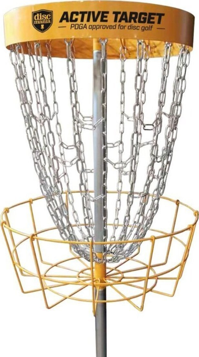 Kosh disc golf Discmania Active Target, 18 zinxhirë, i verdhë