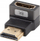 Adapter HDMI Lanberg 2.1, kënd 90° poshtë, 8K, 4K 240Hz, gri