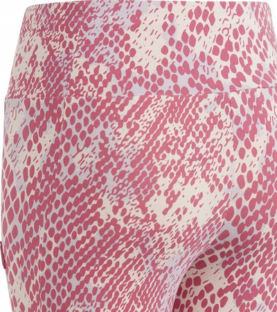 Leggings adidas Essentials Future Icons Jr IC0095, për vajza, me print, rozë