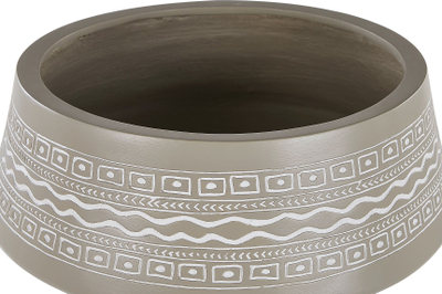 Saksí e ngritme AGRIA Ceramic 47cm, qeramike, bezh taupe